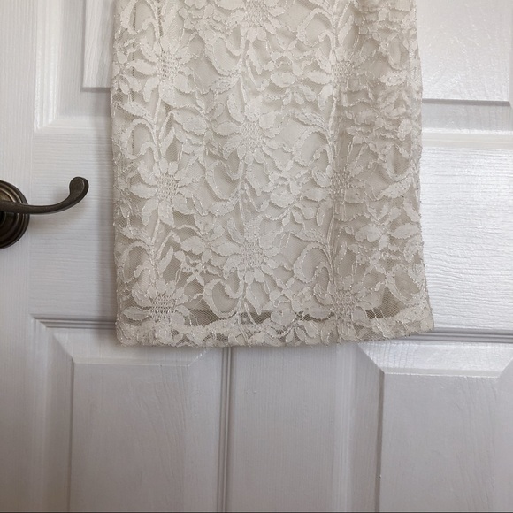 Tobi White Lace Open Back Dress - Picture 9 of 10